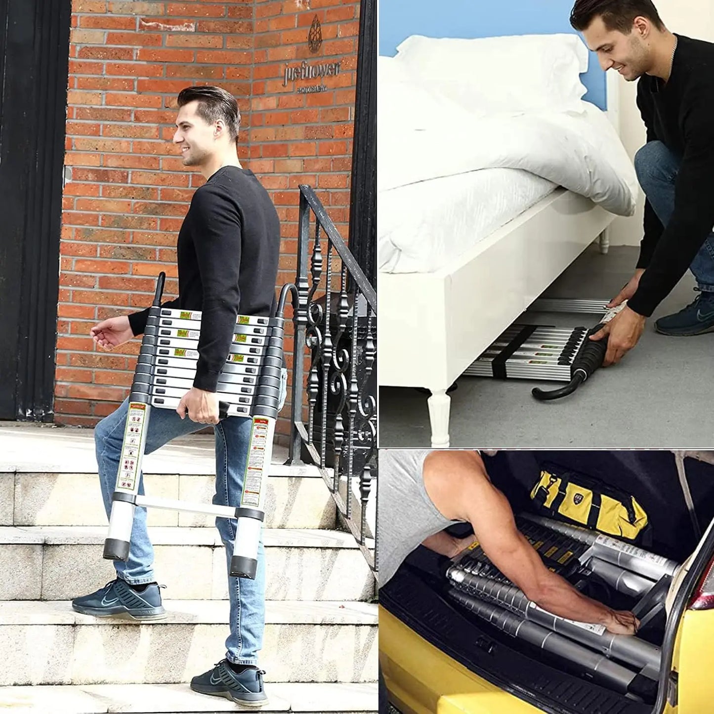 16.5FT Multi-Purpose Folding Aluminium Ladder