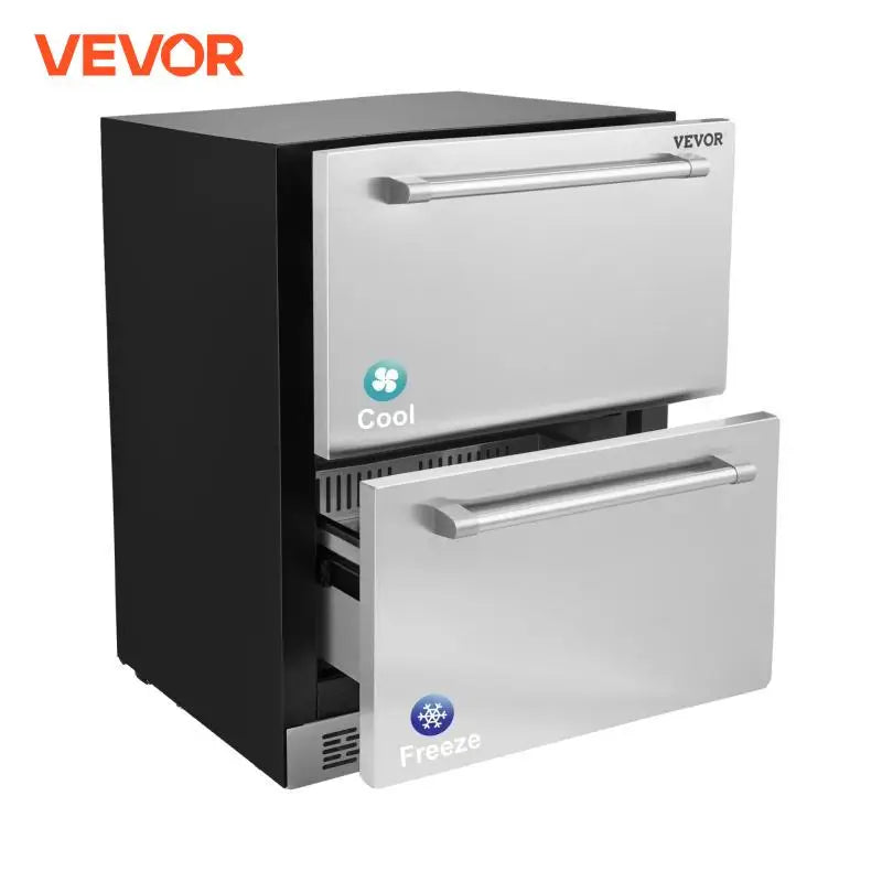 24 inch Undercounter Refrigerator 2 Drawer