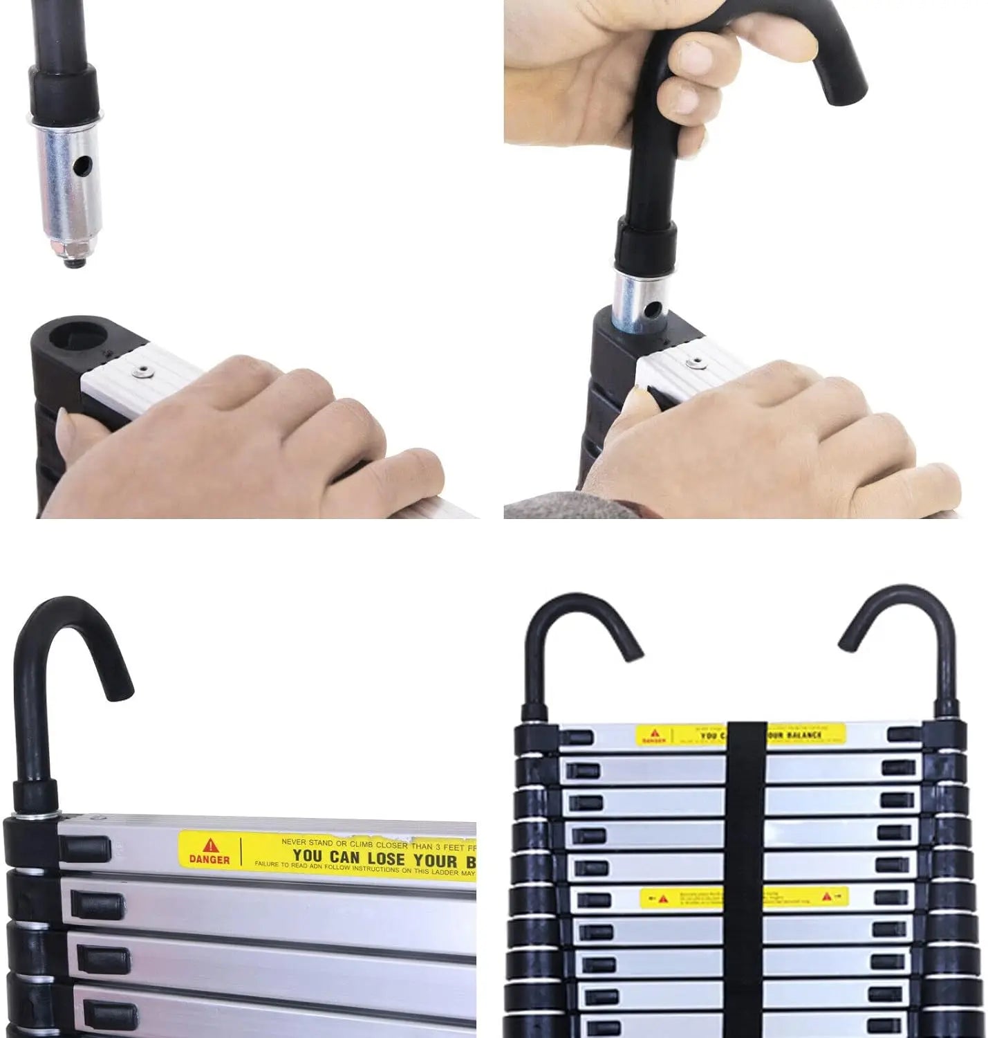 16.5FT Multi-Purpose Folding Aluminium Ladder