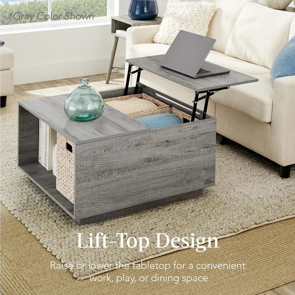 Square Lift Top Coffee Table Multifunctional