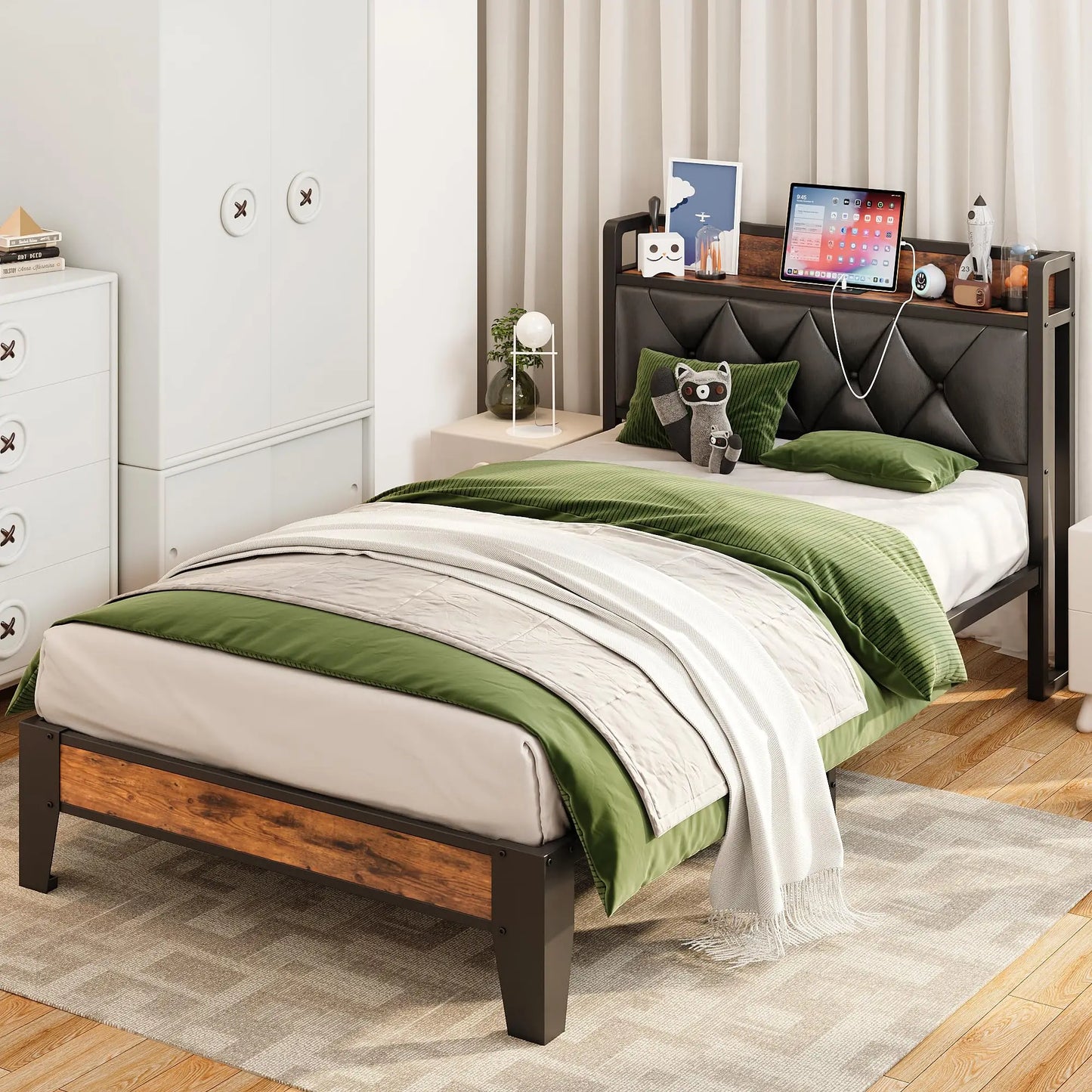 Bed Frames, Twin Queen California King Size