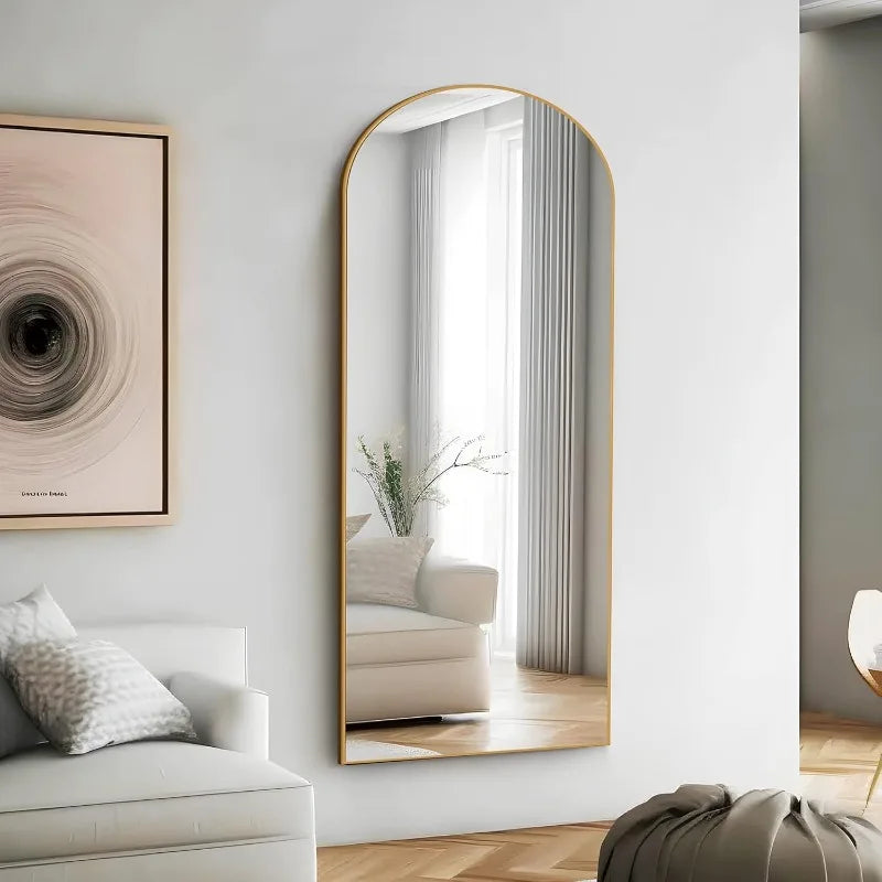 Arched Full Length Mirror 65"x22" Full Body