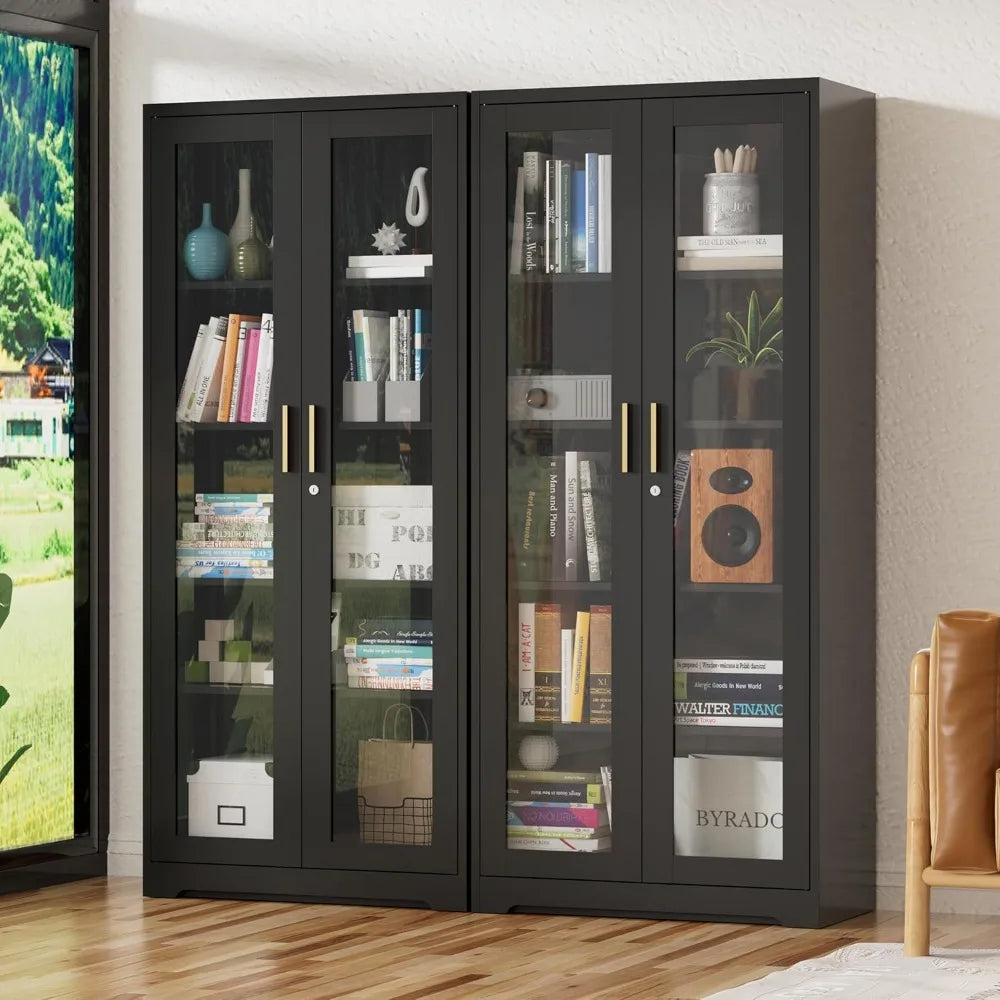 Storage Cabinet with Doors and Shelves
