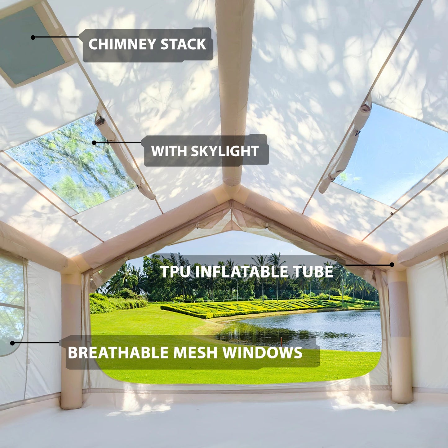 Inflatable Tent For Camping Ultra-Quick Setup