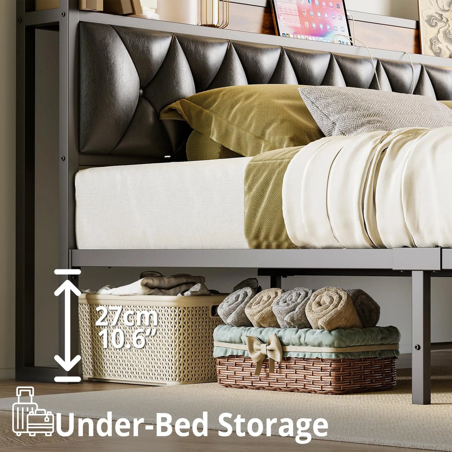 Bed Frames, Twin Queen California King Size