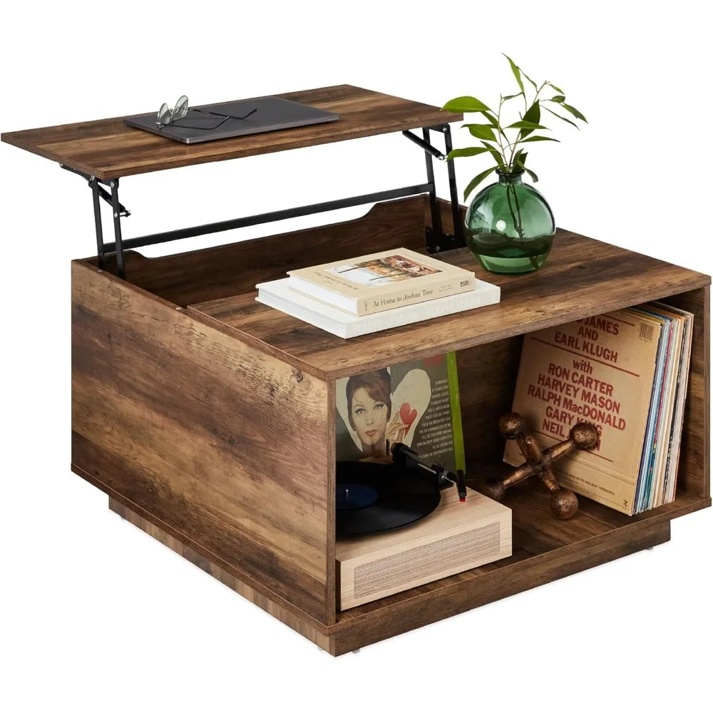 Square Lift Top Coffee Table Multifunctional