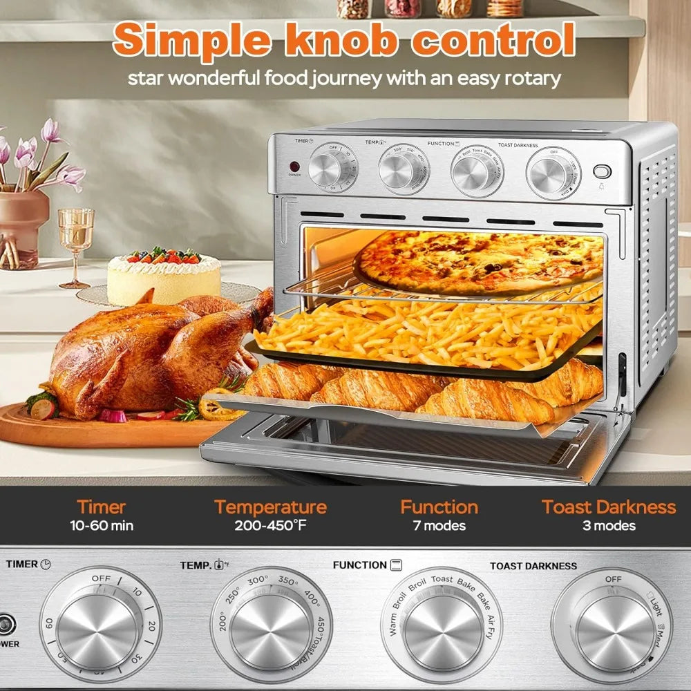 Air Fryer, Toast, Oven, w/ Bake, Roast, Pizza