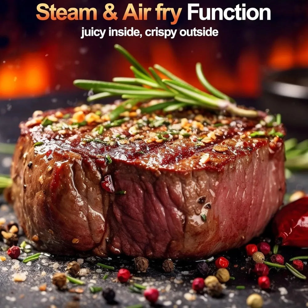 Air Fryer With Food Steamer Function