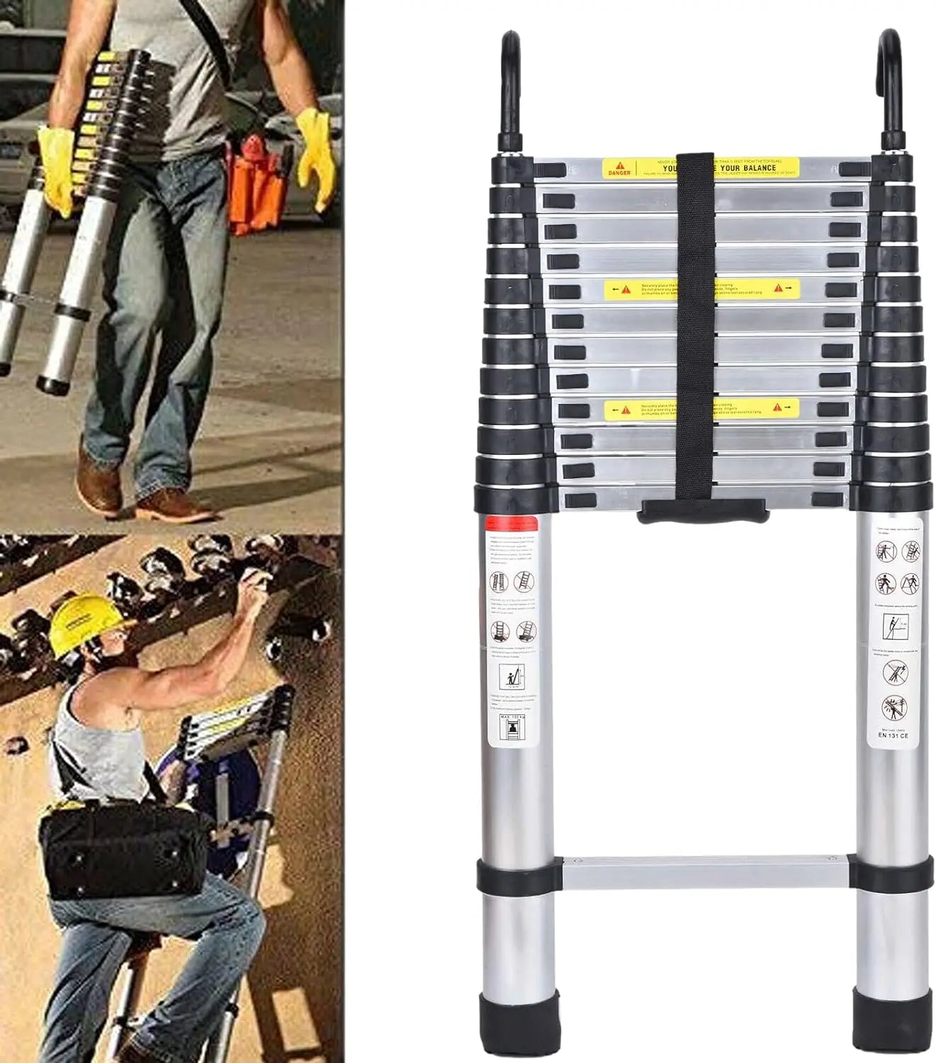 16.5FT Multi-Purpose Folding Aluminium Ladder