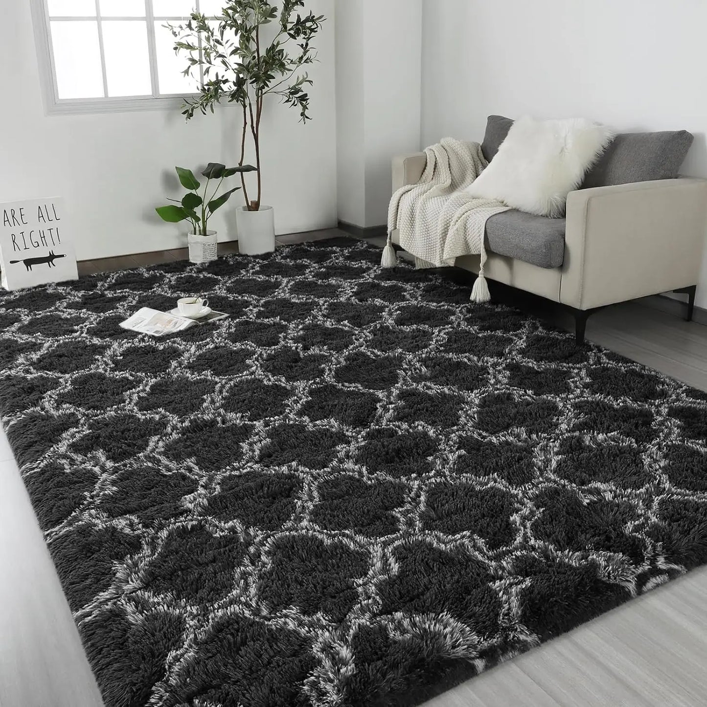 Large Shag Area Rugs