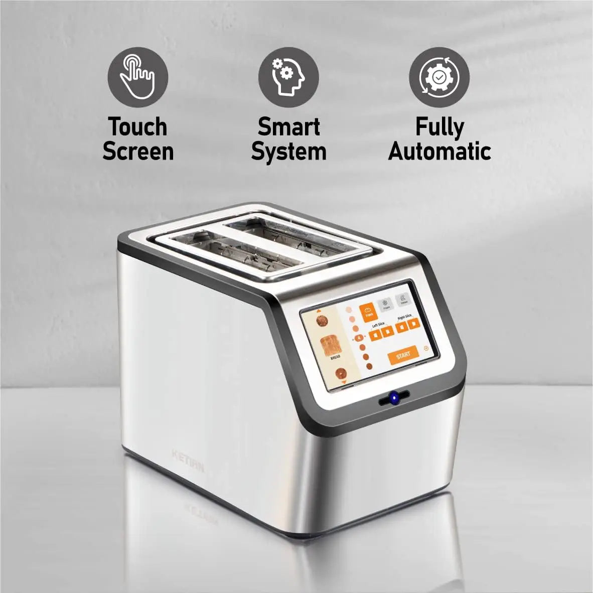 Smart Toaster, Slice,High-speed Automatic Settings, Bagel English Muffins Toast Pastry Waffles Bre