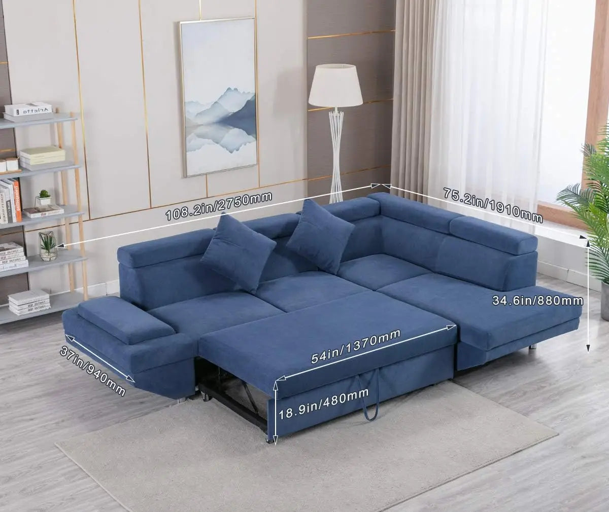 Bed Sleeper Sofa Furniture Set