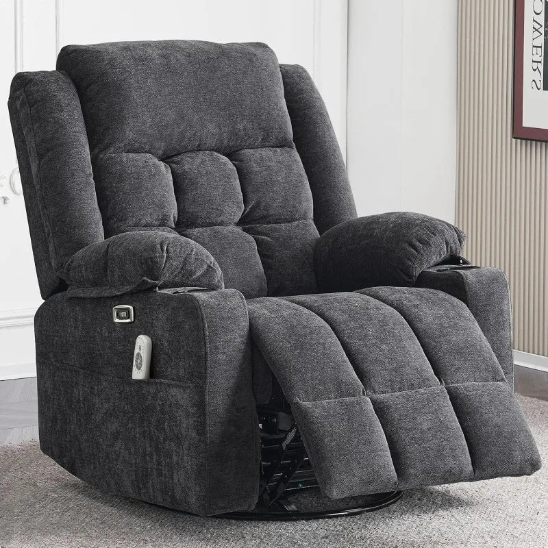 Power Swivel Rocker Recliner Massage Chair