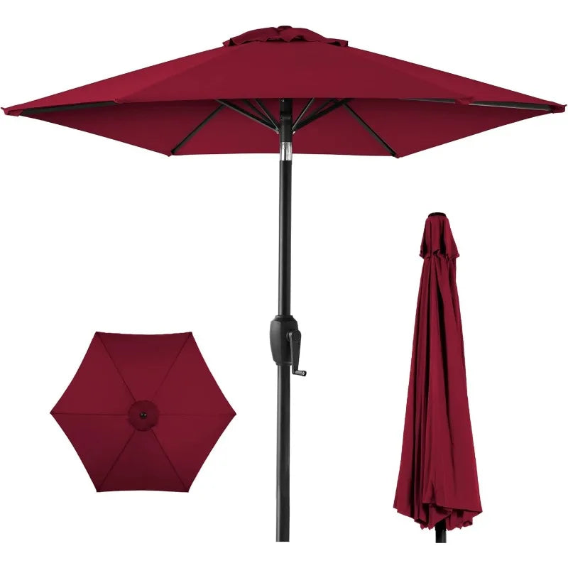 7.5ft Heavy-Duty Round Umbrella