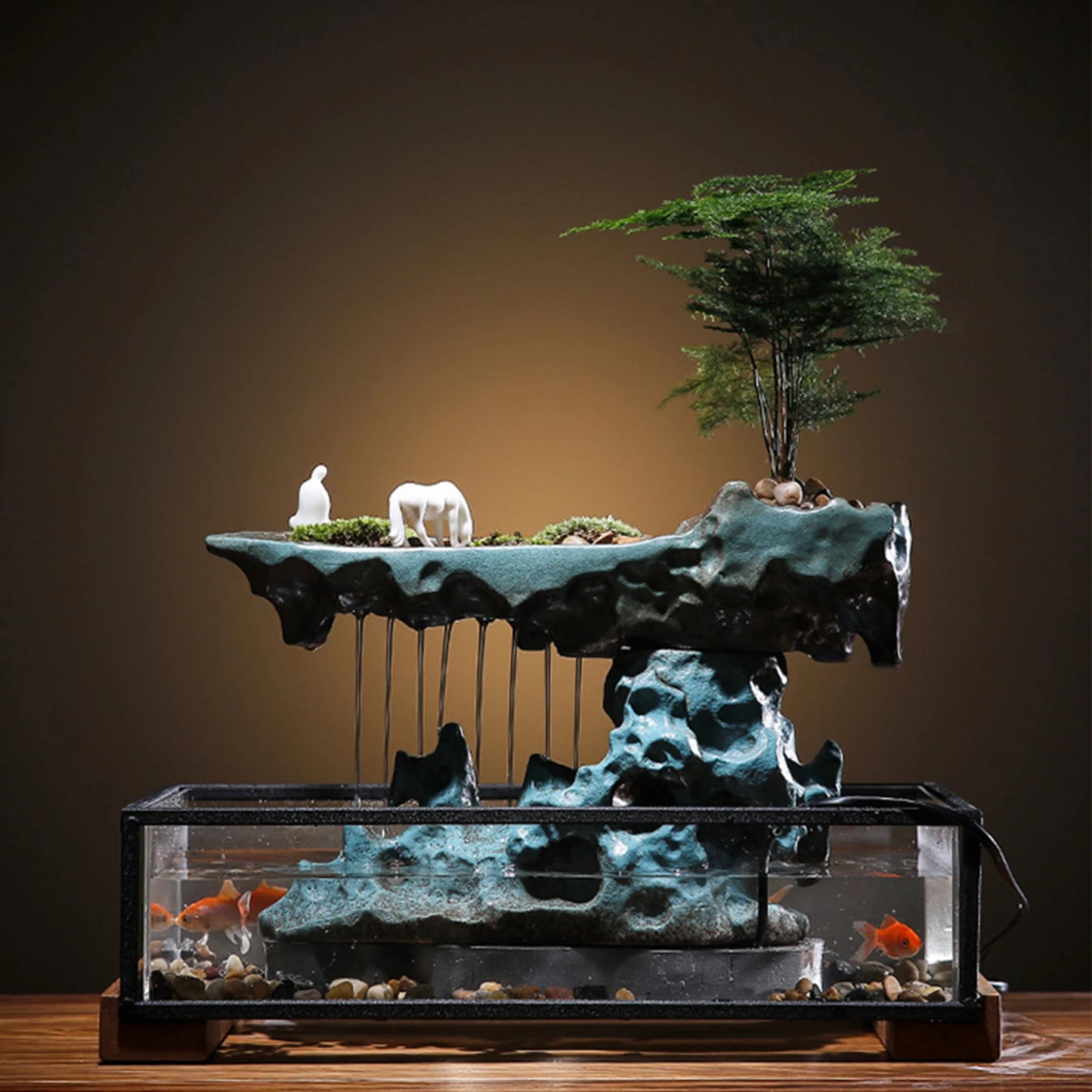 Desktop Rockery Waterfall Fountain Ornaments