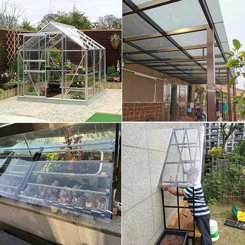 Roofing Acrylic Plastic Sheets, Greenhouse w/ Canopy