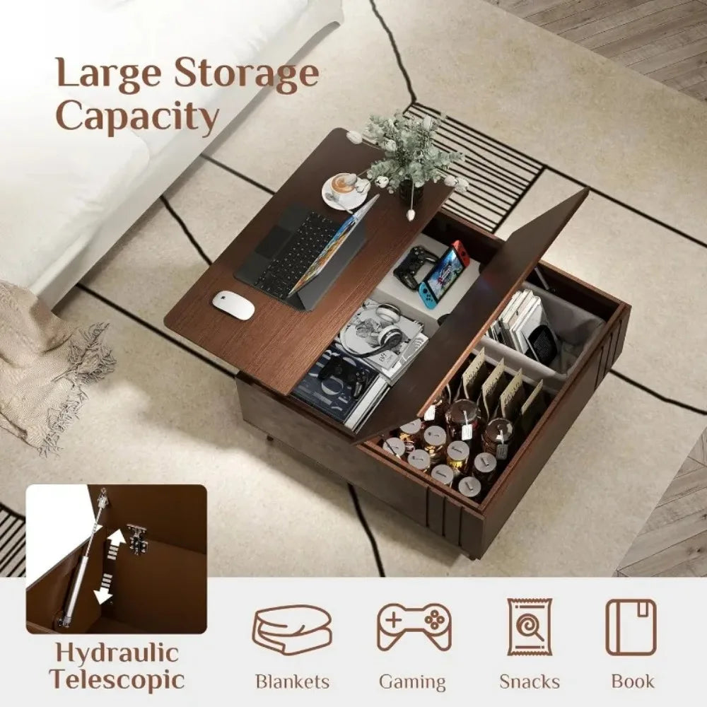 Lift Top Coffee Table With Storage