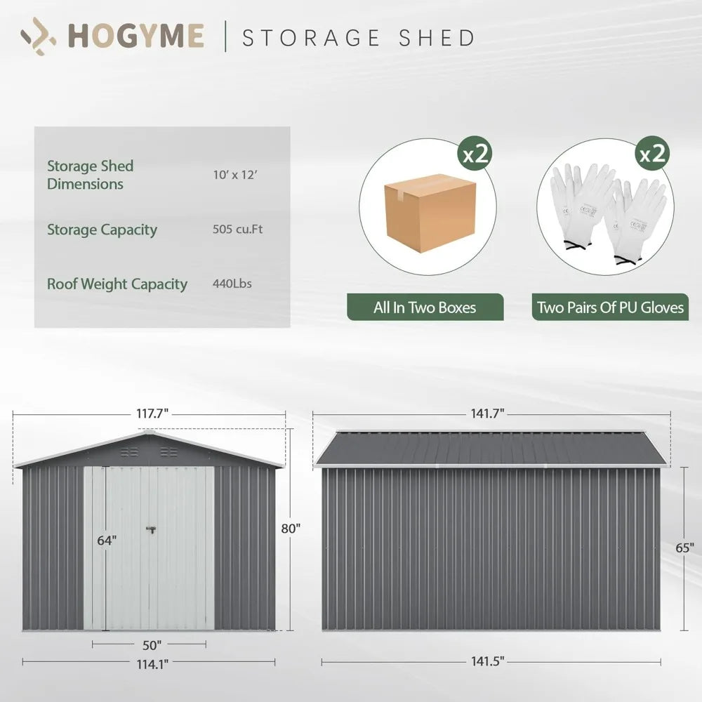 Large Sheds Updated Frame Structure, Lockable Doors