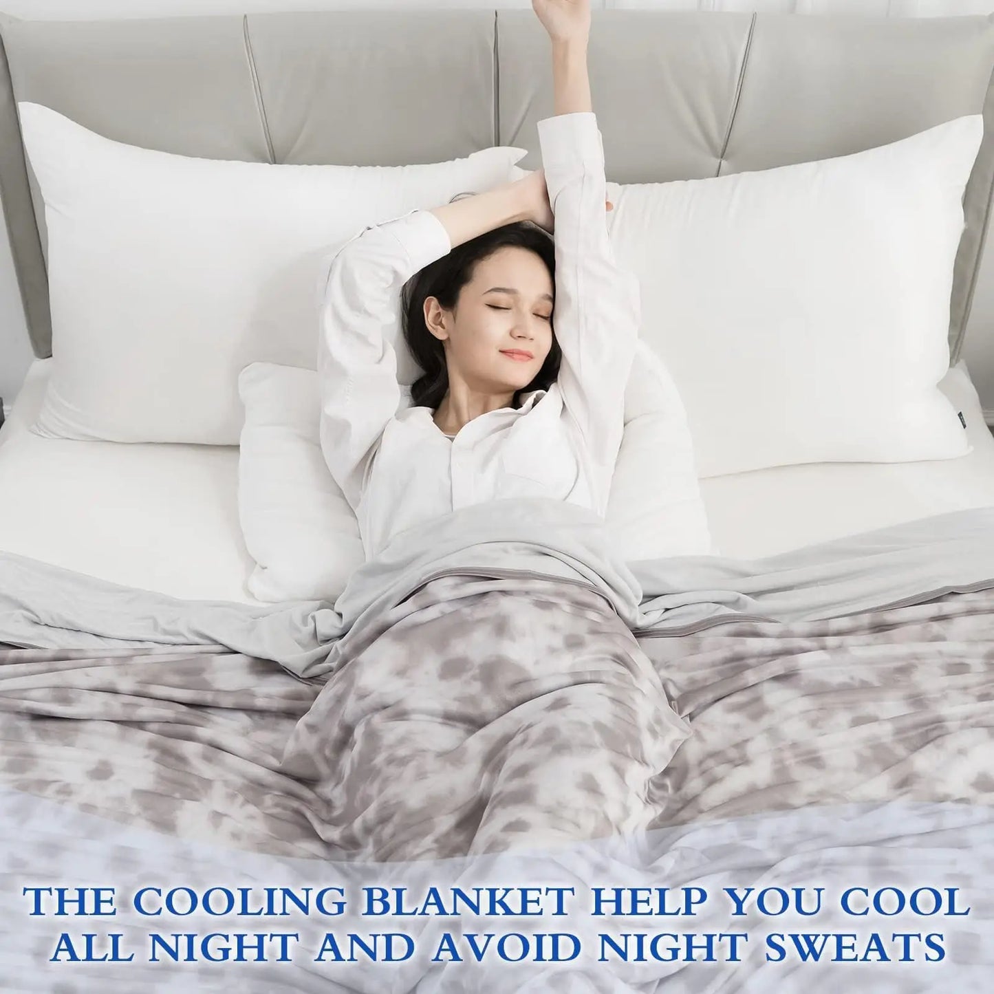 Cooling Blanket Double Sided Cold Effect