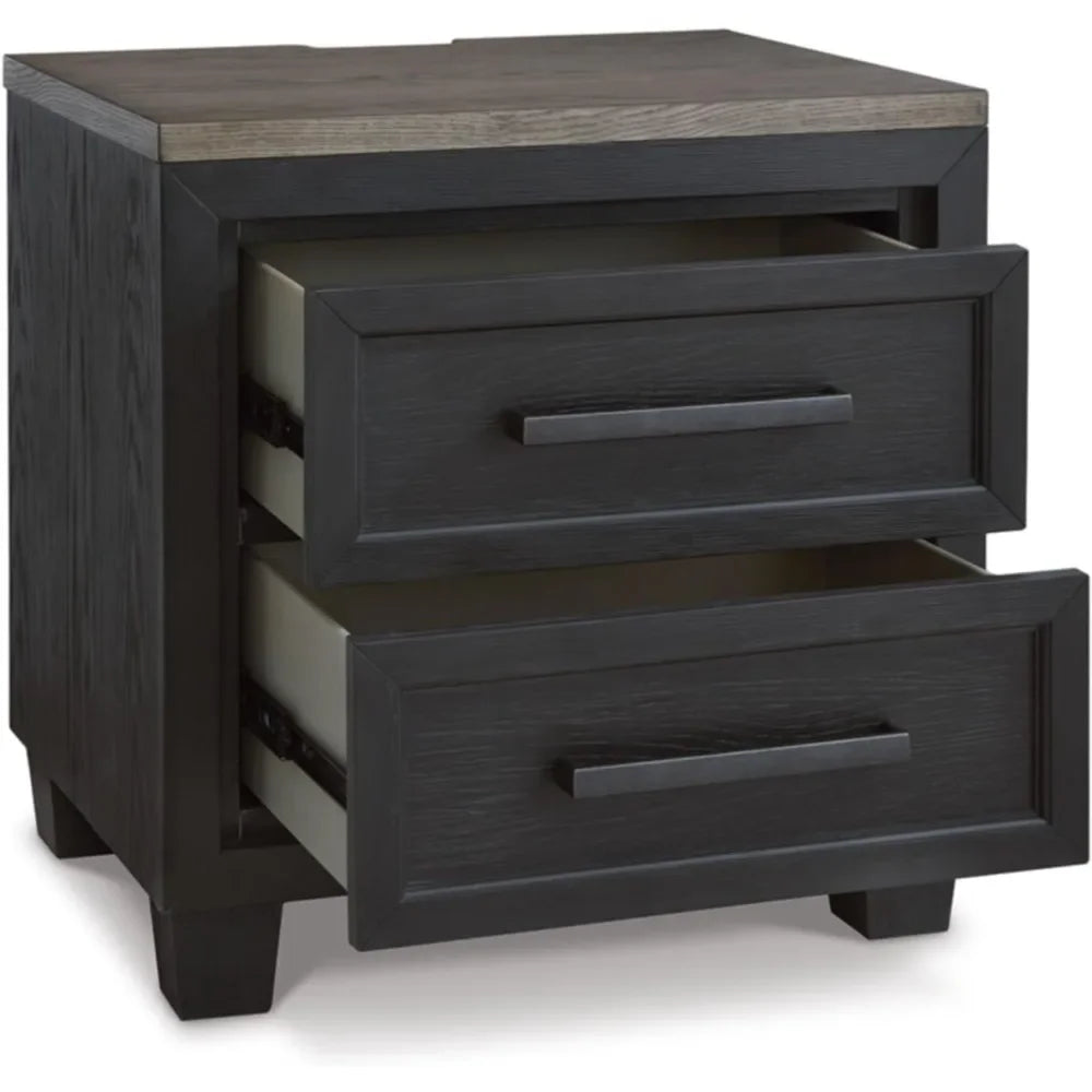 Nightstand With 2 Drawers