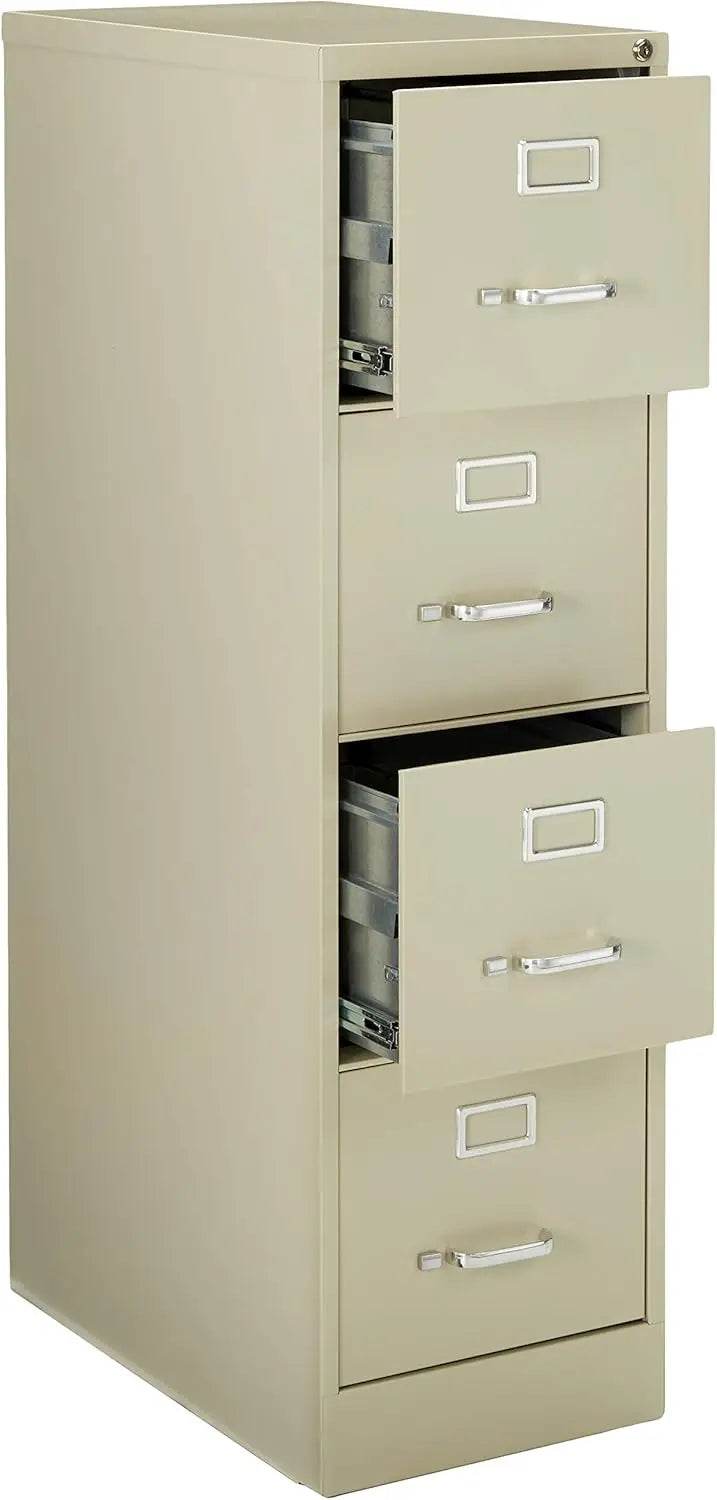 4-Drawer Vertical File With Lock