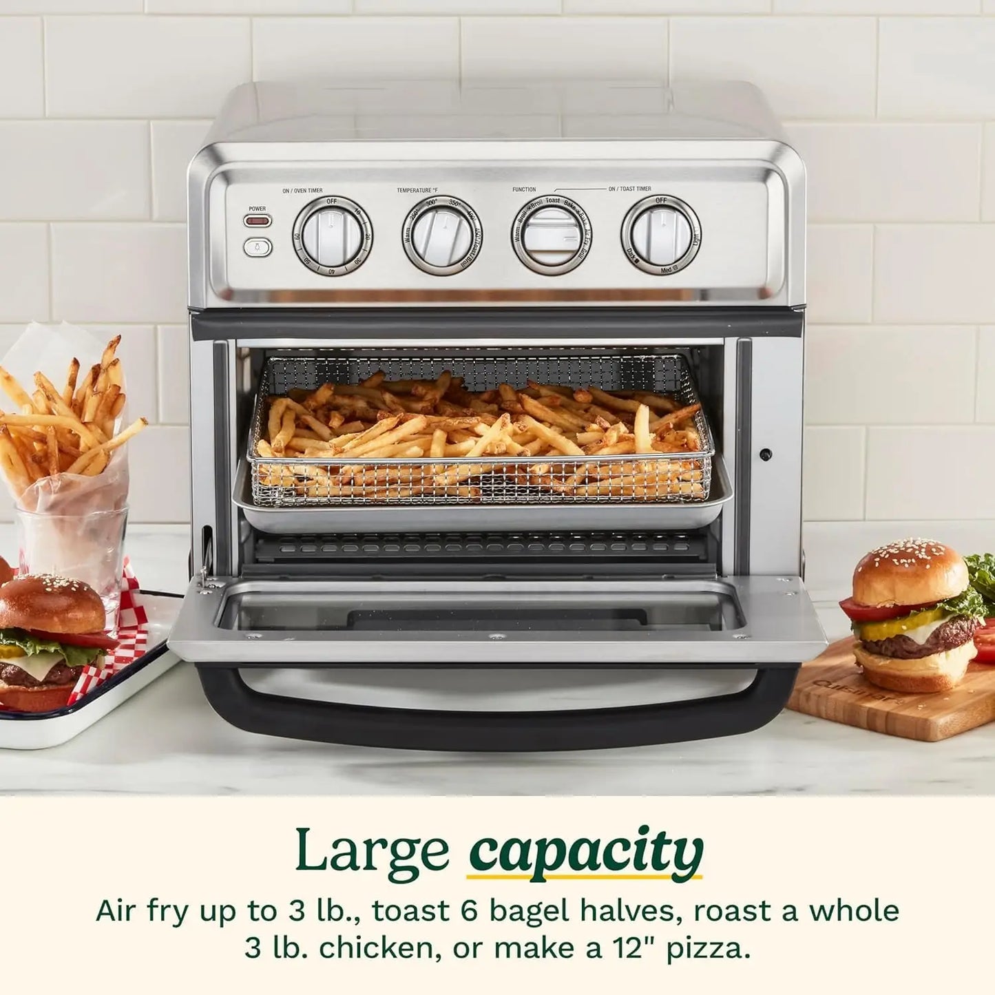 Air Fryer + Convection Toaster Oven