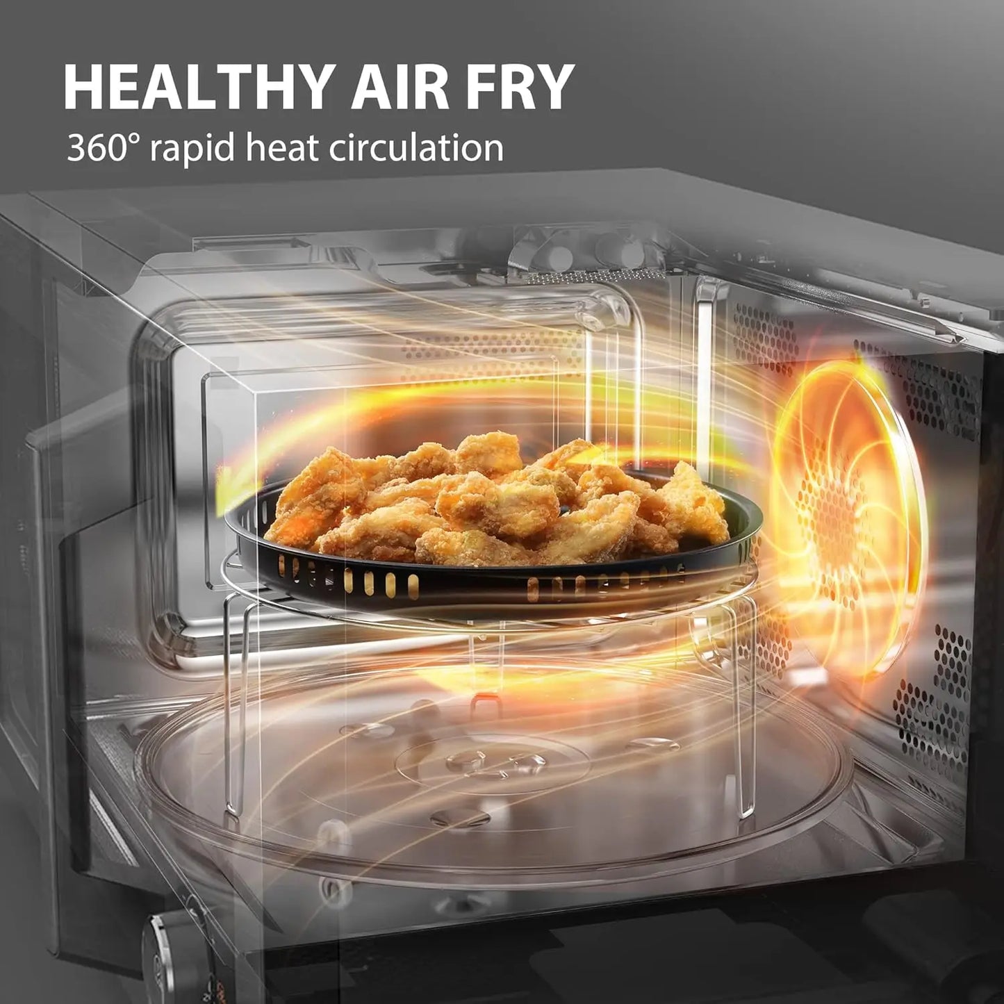 Countertop Microwave Oven Air Fryer Combo Inverter