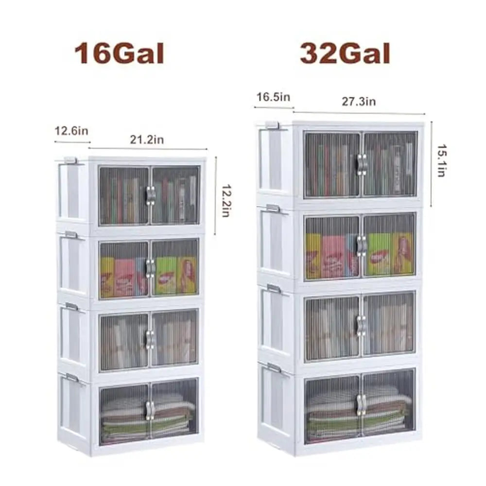 Storage Bin Organizer With Lid and Wheels