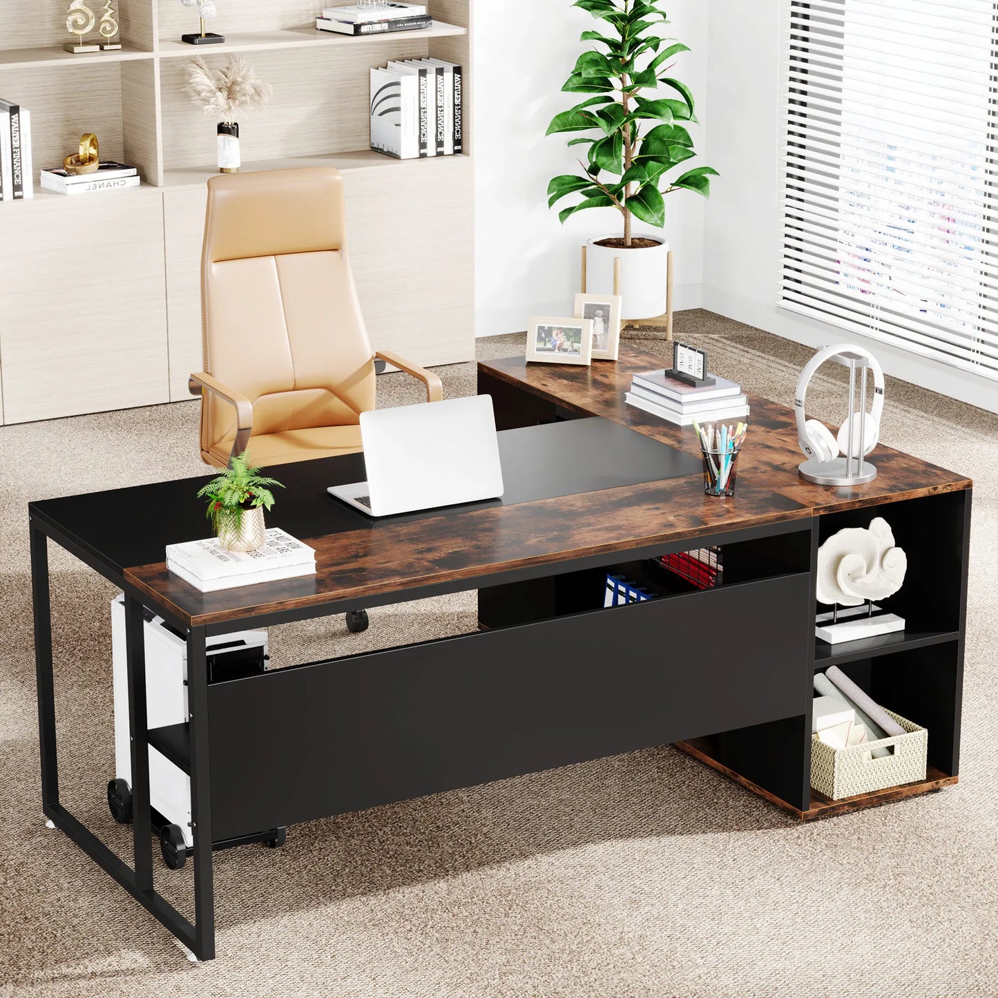 71 inch Executive Office Desk