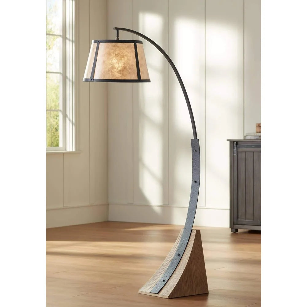 Rustic Farmhouse Style Arched Floor Lamp