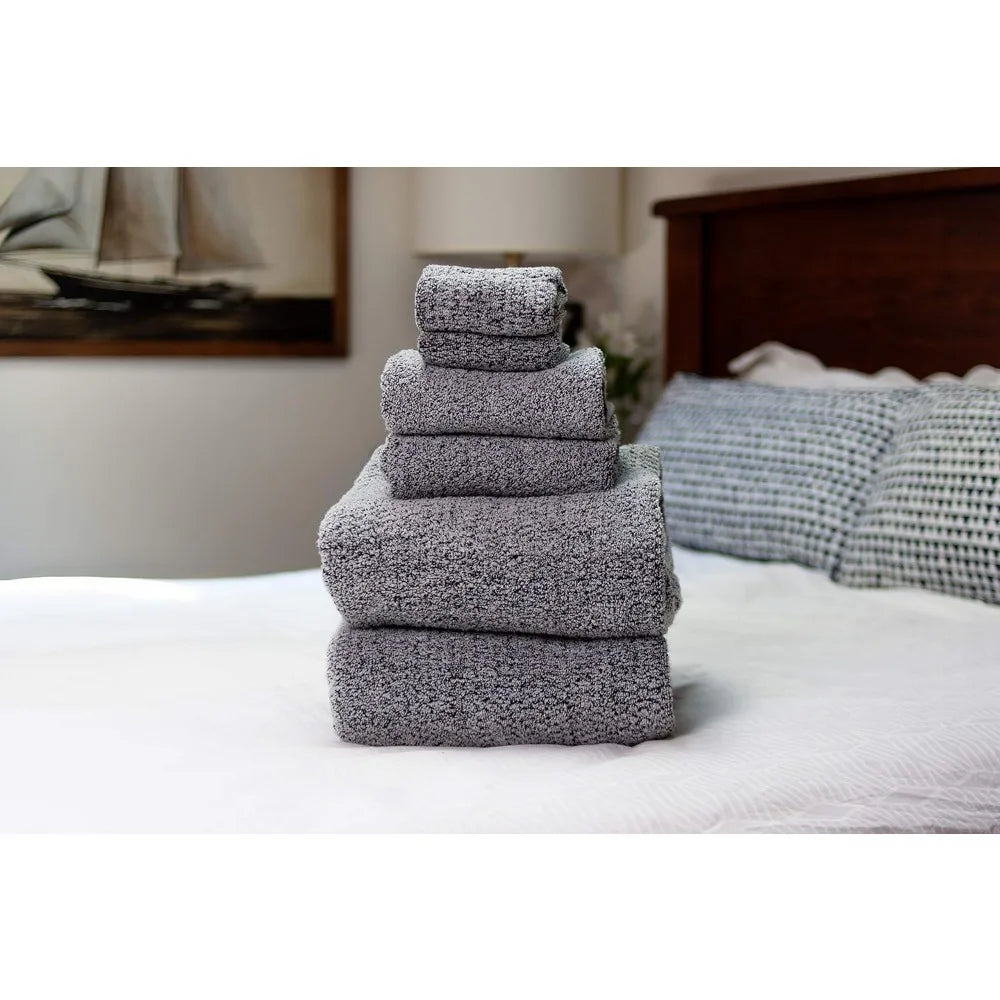 Diamond Jacquard Bath Towel Set