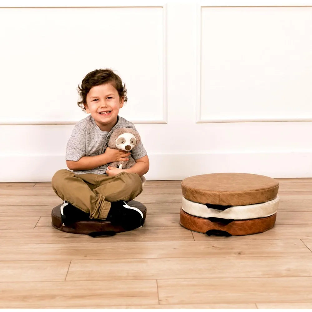 Rustic Kid 15 Inch Round Floor Cushions