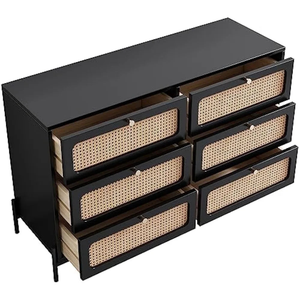 Black Modern Rustic Bedroom Chest