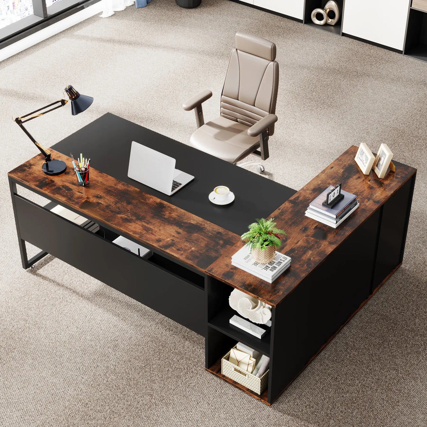 71 inch Executive Office Desk