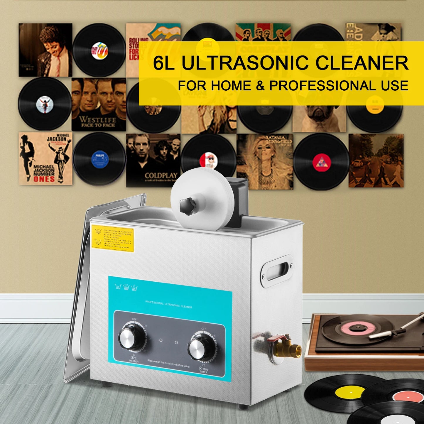 Ultrasonic Vinyl Record Cleaner