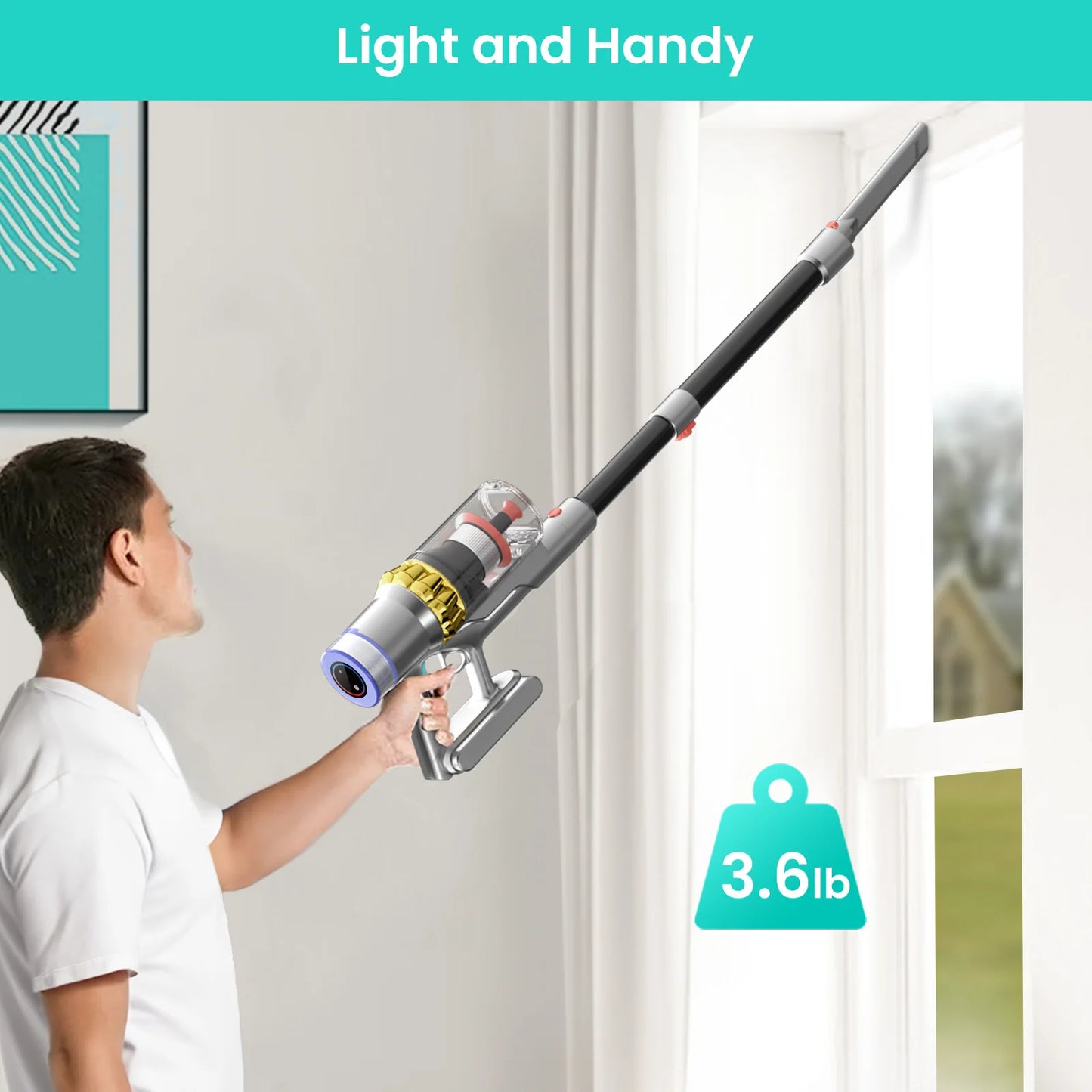 450W Cordless Stick Vacuum Cleaners