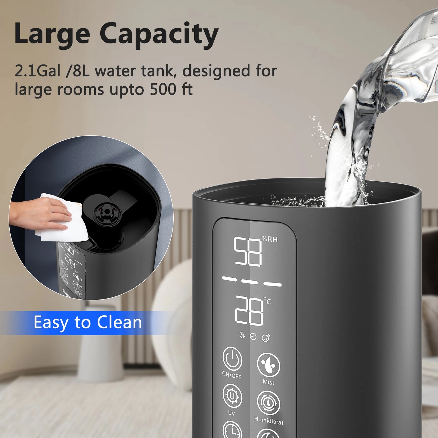 Large Room Air Humidifier