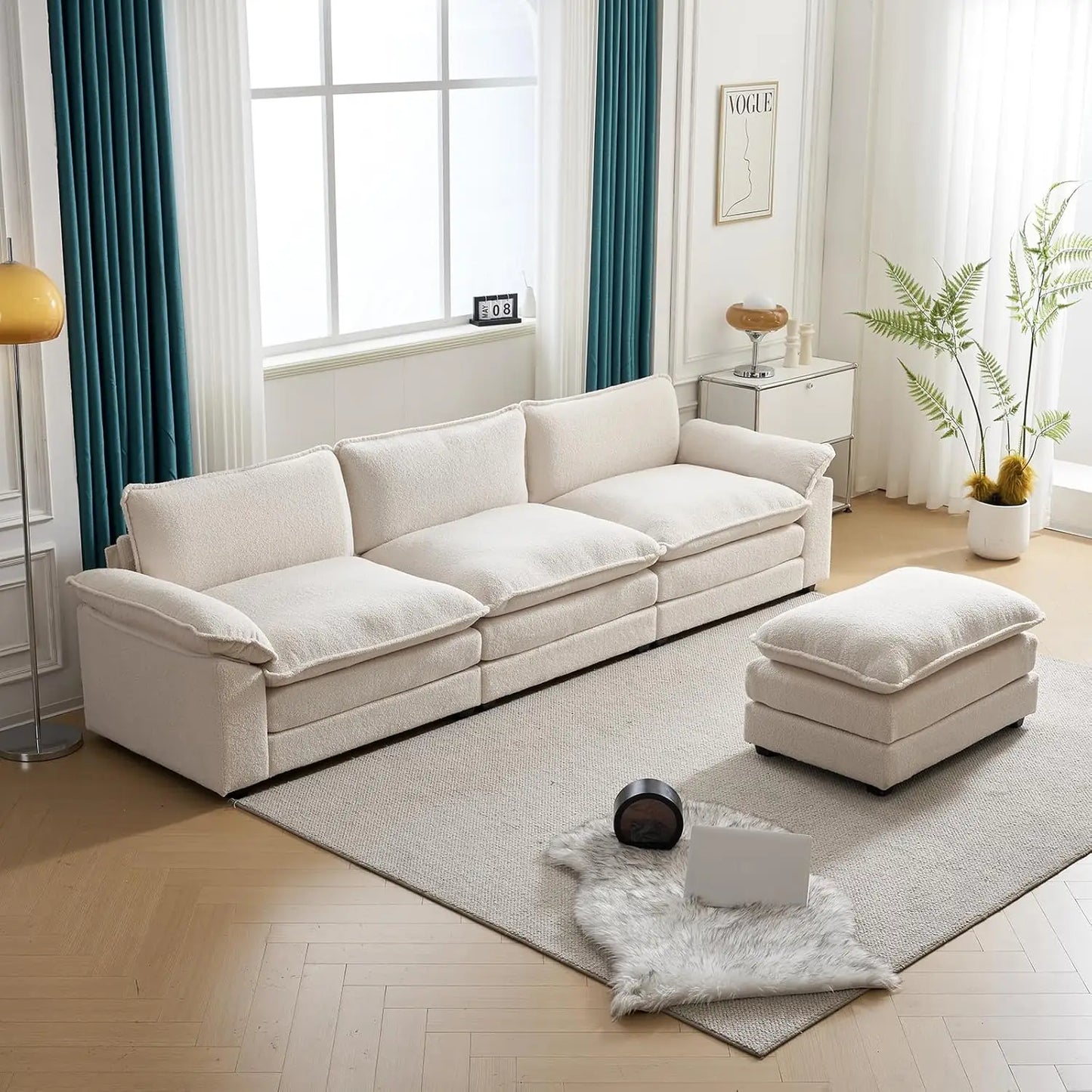 Convertible Sectional Sofa, L Shaped