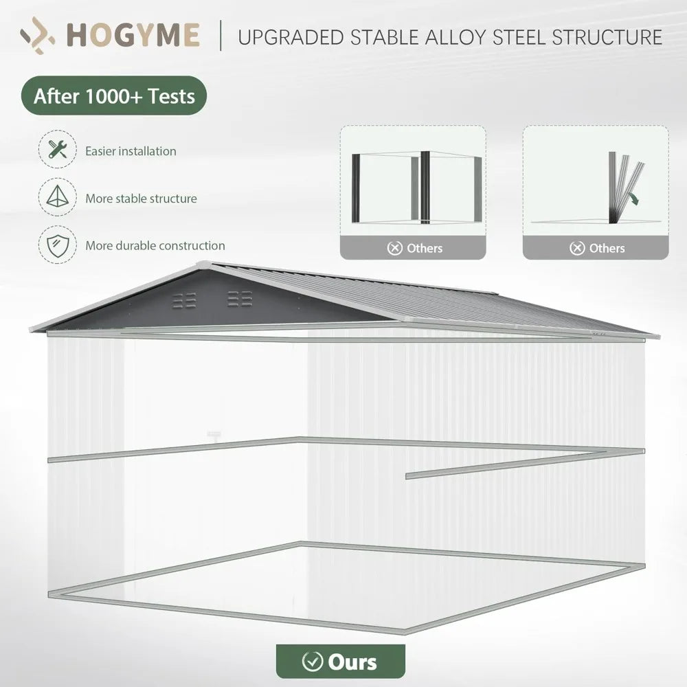 Large Sheds Updated Frame Structure, Lockable Doors