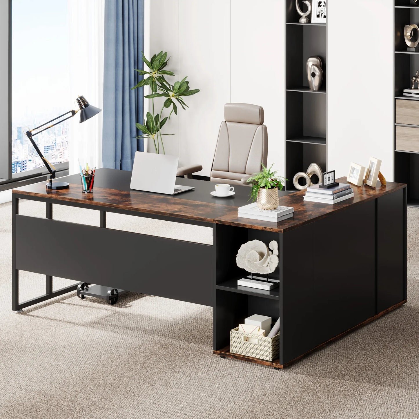 71 inch Executive Office Desk