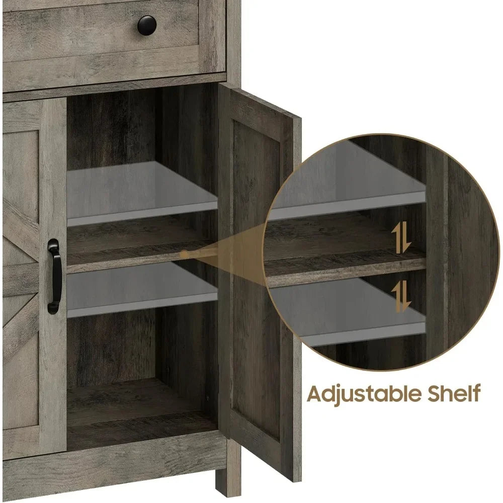 Farmhouse Storage Small Bathroom Cabinet