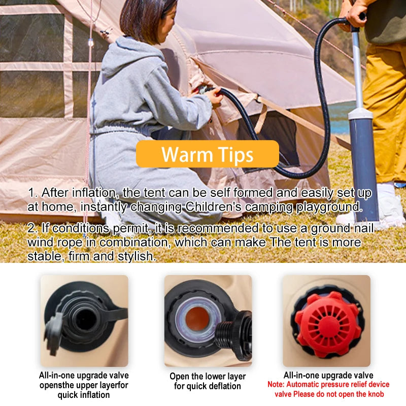 Inflatable Tent For Camping Ultra-Quick Setup