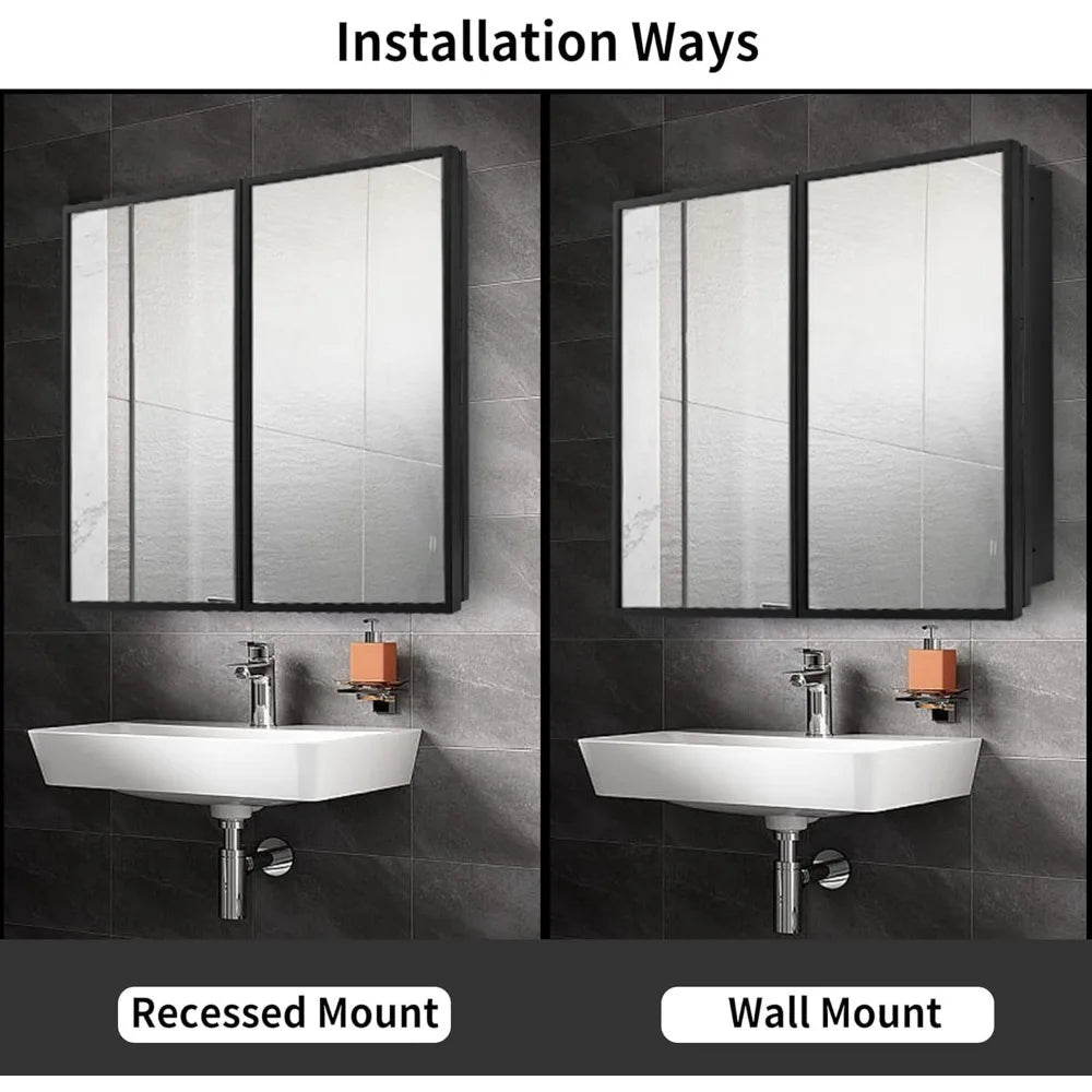 Decorative Mirrors Miroir Led Mirror Bathroom Wall Mirror Adhesive Miror Home Decor Garden