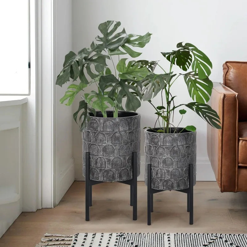 Mid Century Planters For Indoor Plants