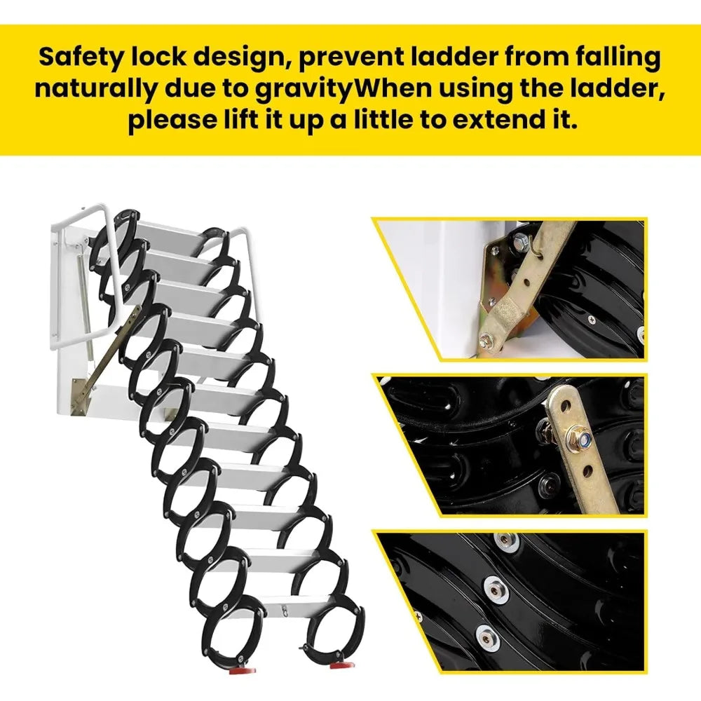 12FT Attic Ladder Pull Down System