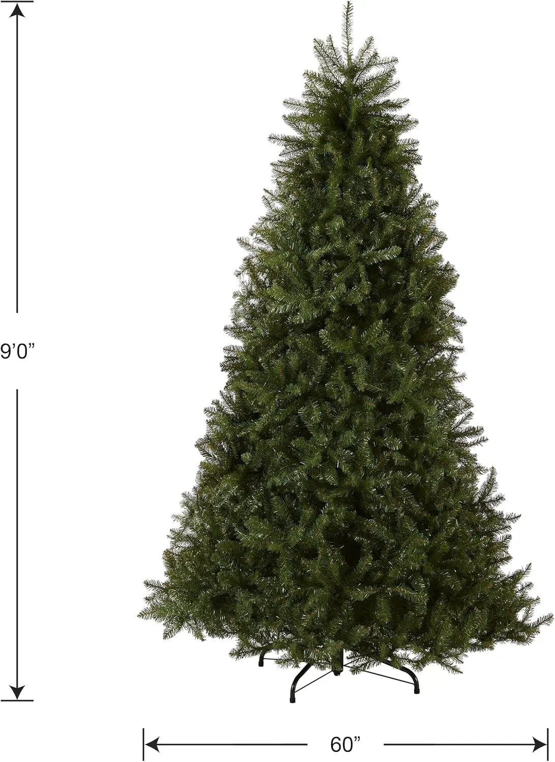 Artificial Full Christmas Tree, Green, Dunhill Fir