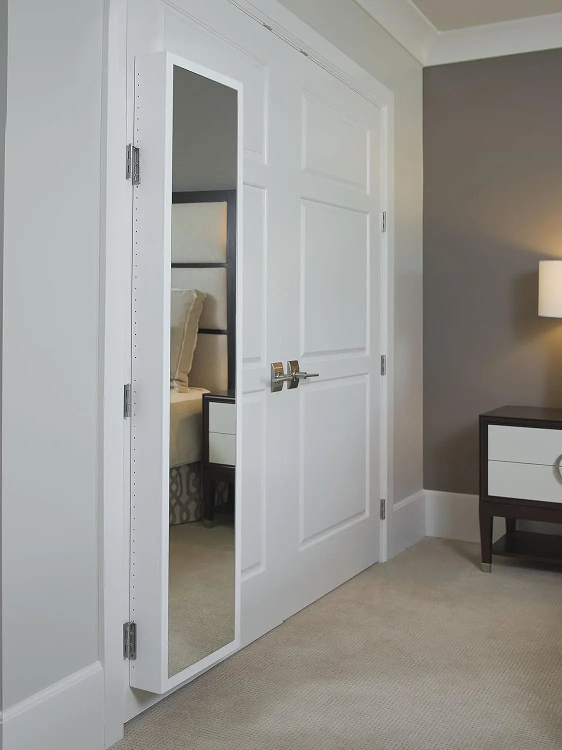 Bathroom Cabinets Deluxe Mirrored Behind The Door