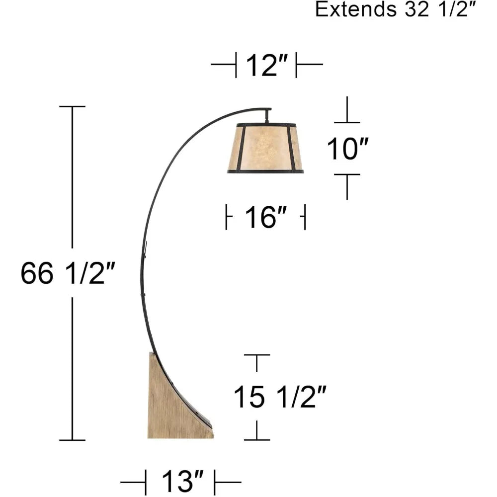 Rustic Farmhouse Style Arched Floor Lamp