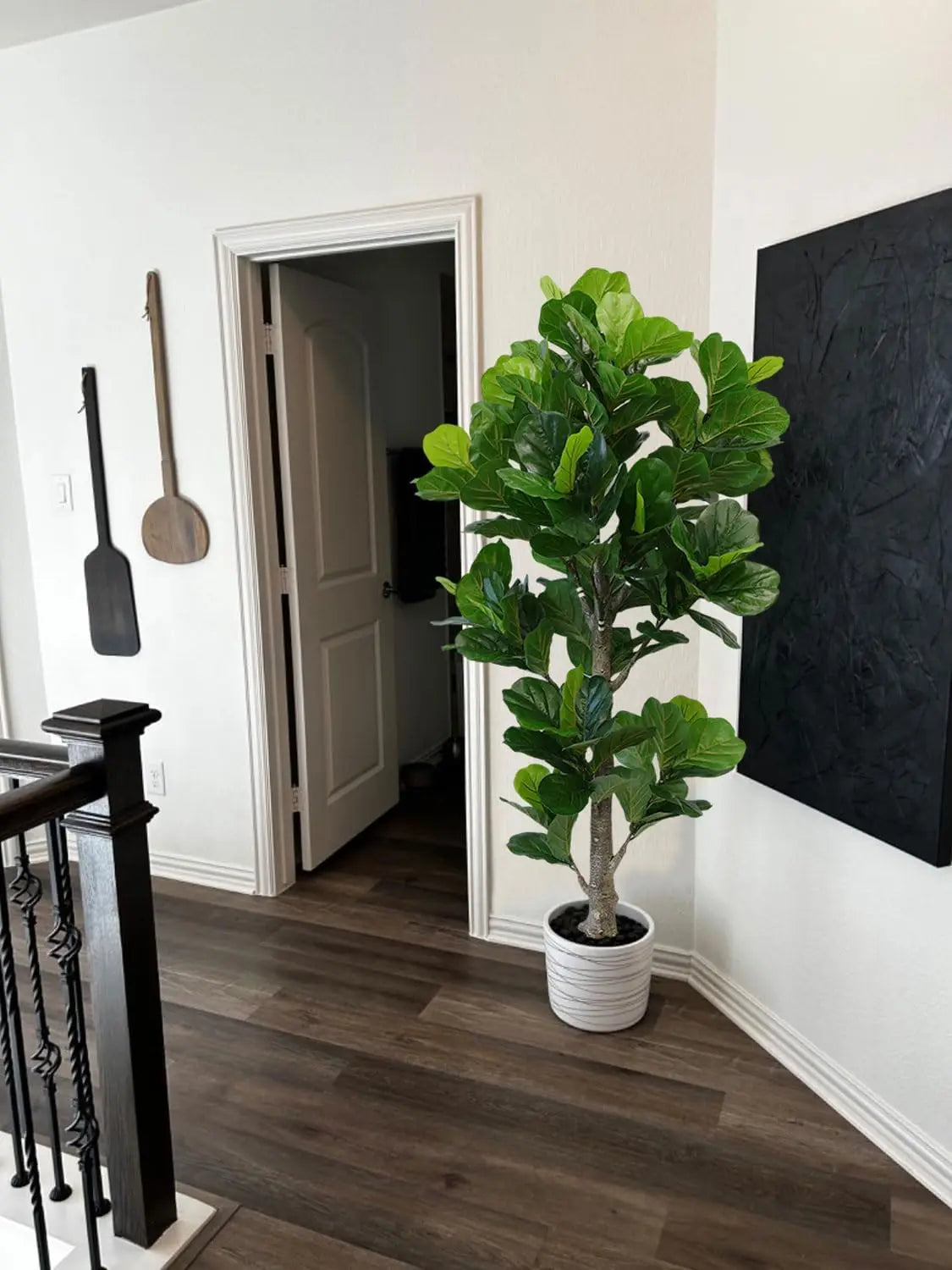 6ft Artificial Fiddle Leaf Fig Tree