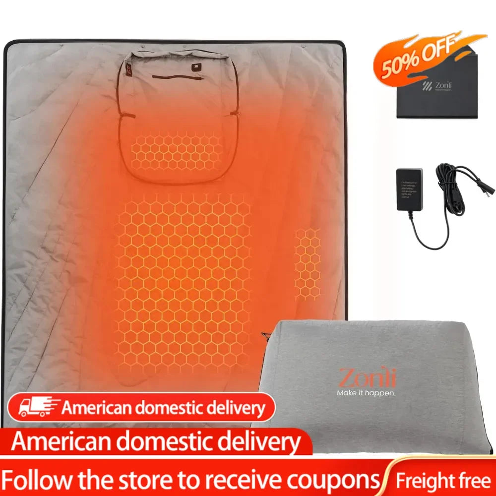 Heated Blanket Battery Operated, Electric Rechargeable